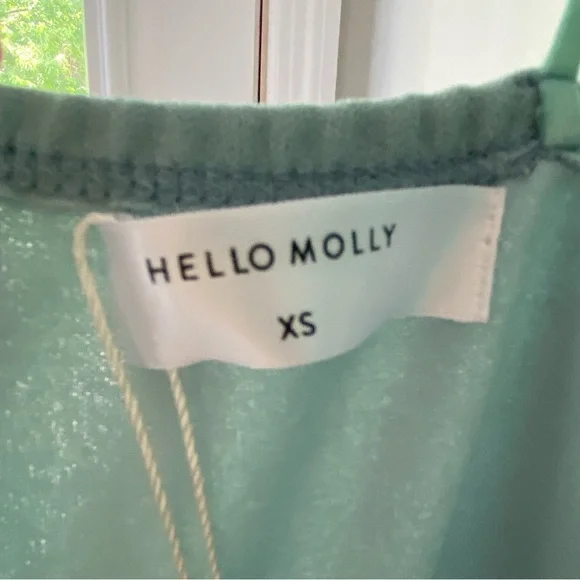 Hello Molly mini dress XS new with tags! Mint green. - Picture 9 of 11